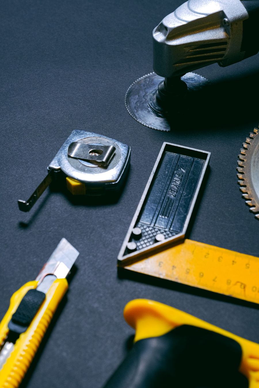 Hand tools with tape measure