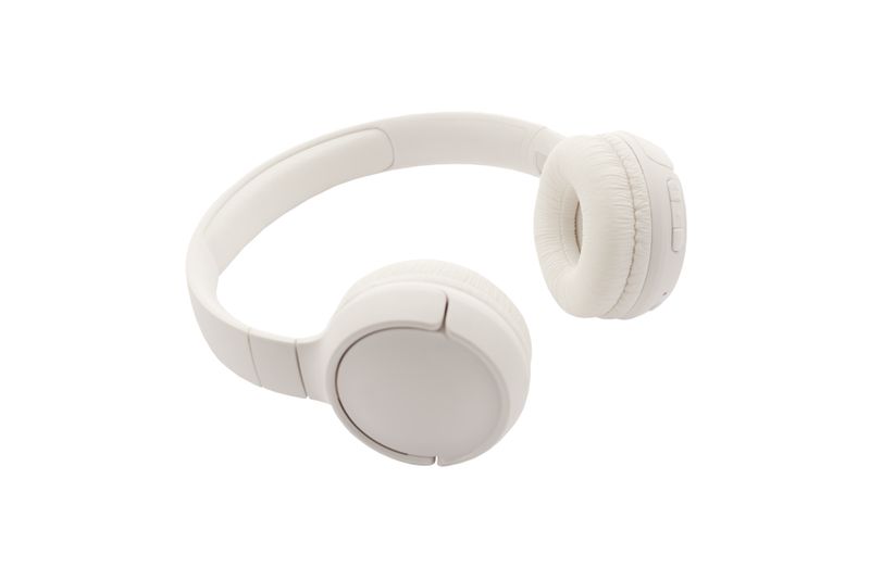 White over-ear headphones